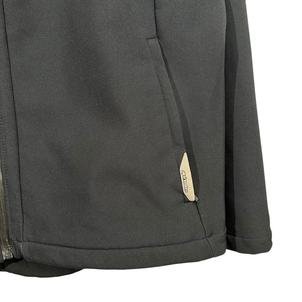Alpinestars Men's XL Biker Jacket Neoprene Stretchy Fleece Lined Vented Zip Up - Picture 7 of 16
